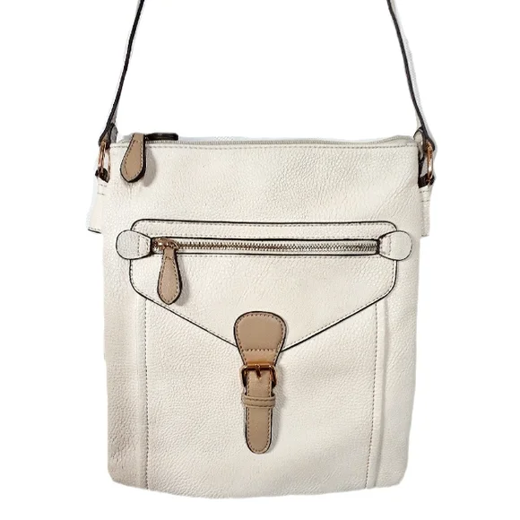 Cream Cross Body Bag - Picture 2 of 4